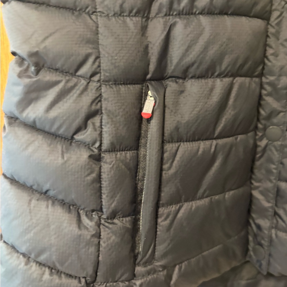 Calvin Klein Performance Black Puffer Vest w/ Hood & Pockets Womens Size Medium - Picture 4 of 9